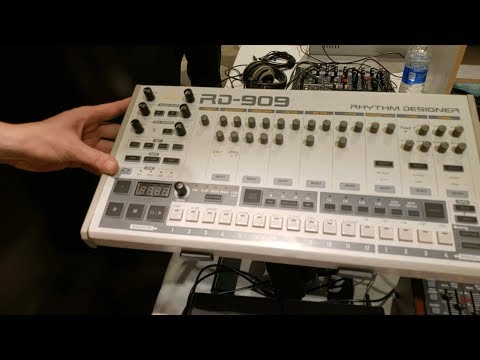 Behringer shows off prototype RD-909 at KnobCon 2018 - 909 Day