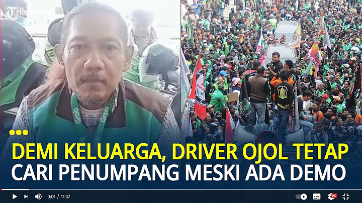 Demi Keluarga dan Anak Istri, Driver Ojol Tetap Cari Penumpang Meski Demo Ribuan Ojol Turun ke Jalan