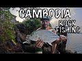 Rock fishing in cambodia  koh rong sanloem