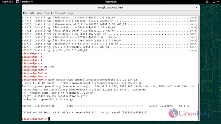 How to Install and update OpenSSL on opensuse15.1