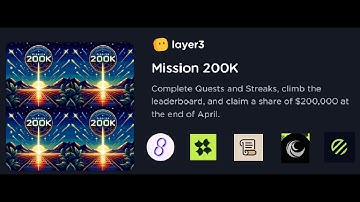 Layer3 Mission 200K: SyncSwap, KOI Finance, Eddy Finance, Scroll, Renzo Protocol
