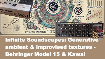 I have patched the Behringer Model 15 for Generative Space Ambient Music and Infinite Soundscapes