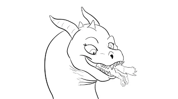 Dragoness Eats Fox - Animation