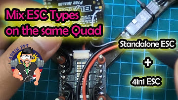 Repairing a 4in1 ESC, with an individual standalone ESC!