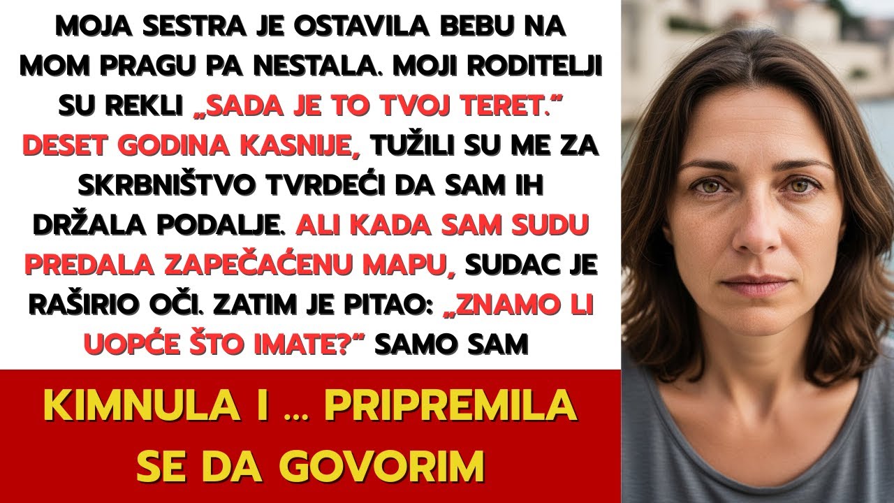 Moja sestra ostavila bebu na mom pragu pa nestala, a roditelji rekli: „Sad je to tvoj teret...”