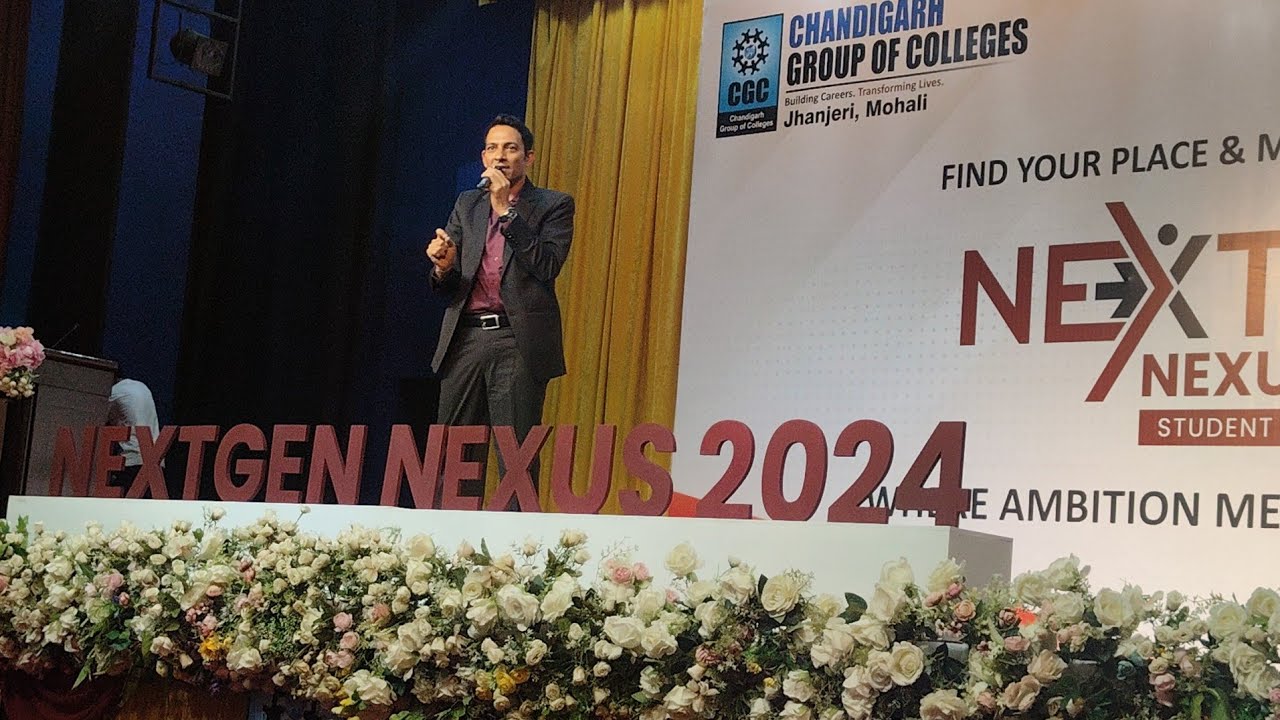 NEXTGEN NEXUS 2024 MBA|| CGC JHANJHERI || Student Induction || Mr. Amit Pandey CEO, Orient cables