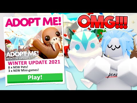 THIS UPDATE WILL BE EPIC! Adopt Me Winter Update! ❄ 8 NEW PETS! 🐺 (Roblox)