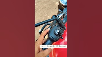 Remove Service Indicator Royal Enfield Meteor/Hunder/Classic 350 #royalenfeild #meteor350 #diy