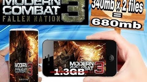 How to install MODERN COMBAT 3 OFFLINE highly compressed on Android || 100% working  with proof