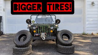 Mini Jeep Bigger Tires