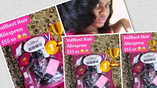 Vallbest Hair?!?👍🏽👎🏽|| Aliexpress Hair-initial review