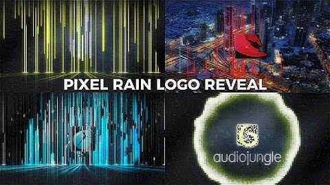 Pixel Rain Logo Reveal - After Effects Template
