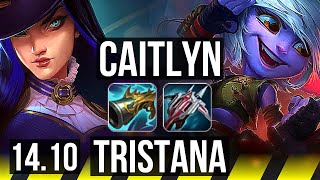 CAITLYN & Taric vs TRISTANA & Janna (ADC) | 13/0/4, Legendary | EUW Diamond | 14.10