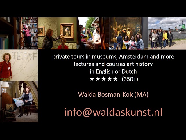 info@waldaskunst.nl for private tours in the Netherlands