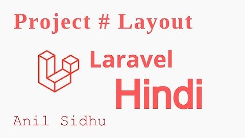 Laravel project in Hindi  #2 layout |  add bootstrap and jquery