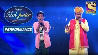 Ajay And Motis Tremendous Performance On Jeena Jeena Indian Idol Junior 2
