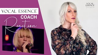 SIA - Breathe Me (Live At SxSW) | Vocal Essence® Coach Reaction