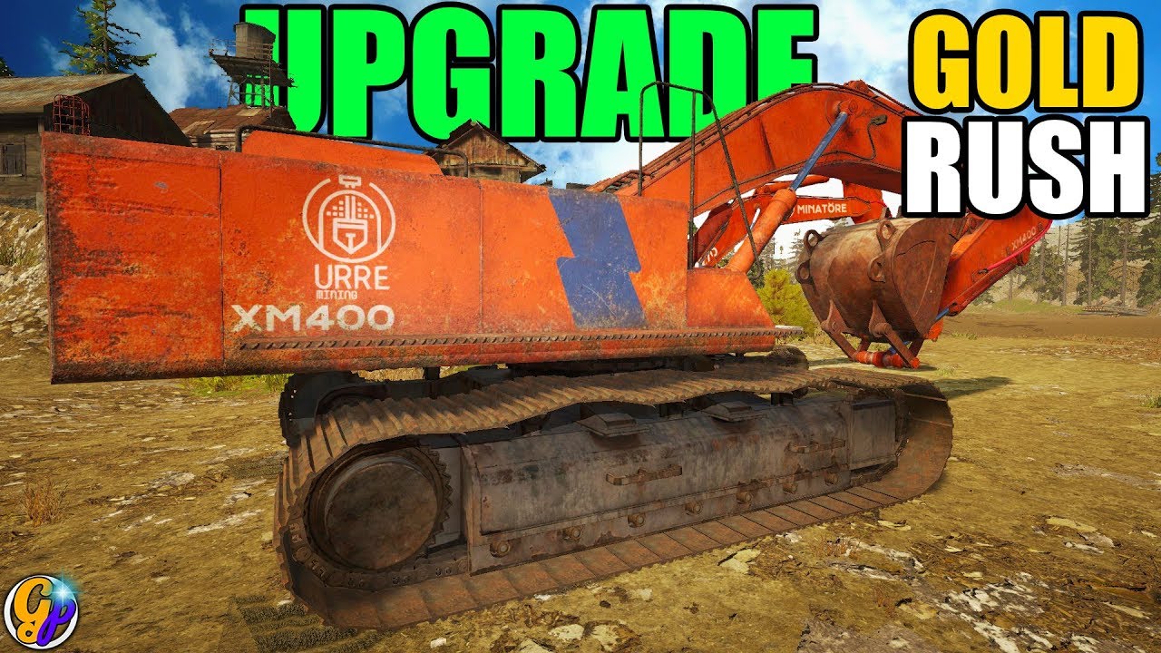 GOLD MINING BIG EXCAVATOR 65,000 GOLD RUSH THE GAME YouTube