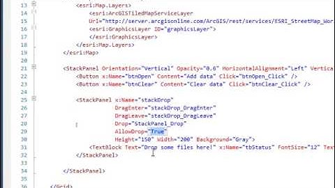Silverlight 4 - drag and drop (with ESRI ArcGIS Server)