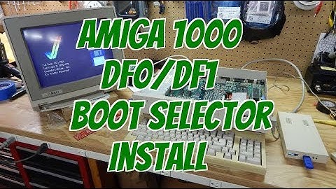 Amiga 1000 : DF0:/DF1: NTSC Drive Switcher Install