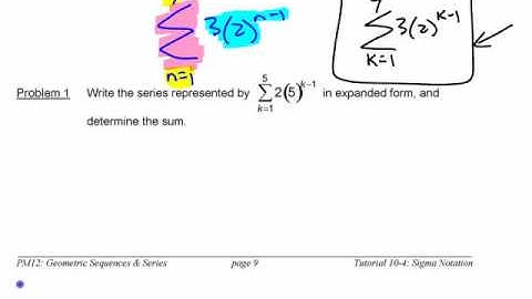 PM12 - 10.4 Geom. Series Sigma Notation