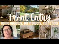 FRONT ENTRY UPDATE | DECLUTTER | THIRFT HAUL | DECOR UPDATES & DIY PROJECTS