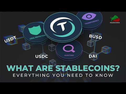 What Are Stablecoins Tether USDT USD Coin USDC Dai DAI Binance USD BUSD Finance Dock 