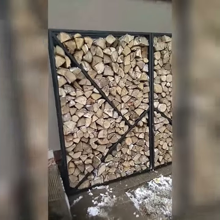 Дровница для дома. (Дровник, поленница, стеллаж для дров). из металла ...