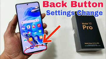 Redmi Note 12 Pro 5G Set Back Button Settings | How To Set Back Button Settings Redmi Note 12 Pro 5G