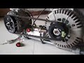 The World 1st(portable) Free Energy Generator. Car Alternator spinning clean Power. No Emission.