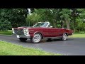 1966 Ford Galaxie 500 7 Litre Convertible in Burgundy & Ride on My Car Story with Lou Costabile
