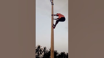 pole climb |pysical date #kptcl #mescom #chescom #bescom #gescom kptcl #shortsfeed #shortsviral