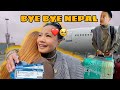Bye bye nepal finally afuley socheyko thauma jadai  kata samma ko yatra hola
