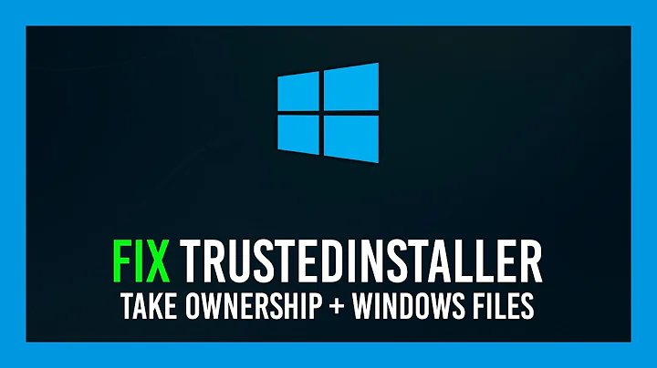 Windows: Fix TrustedInstaller | Take ownership & Deleting old Windows files