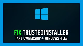 windows: fix trustedinstaller | take ownership & deleting old windows files