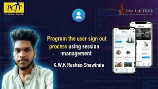 Program the user sign out process using session management #coding #education