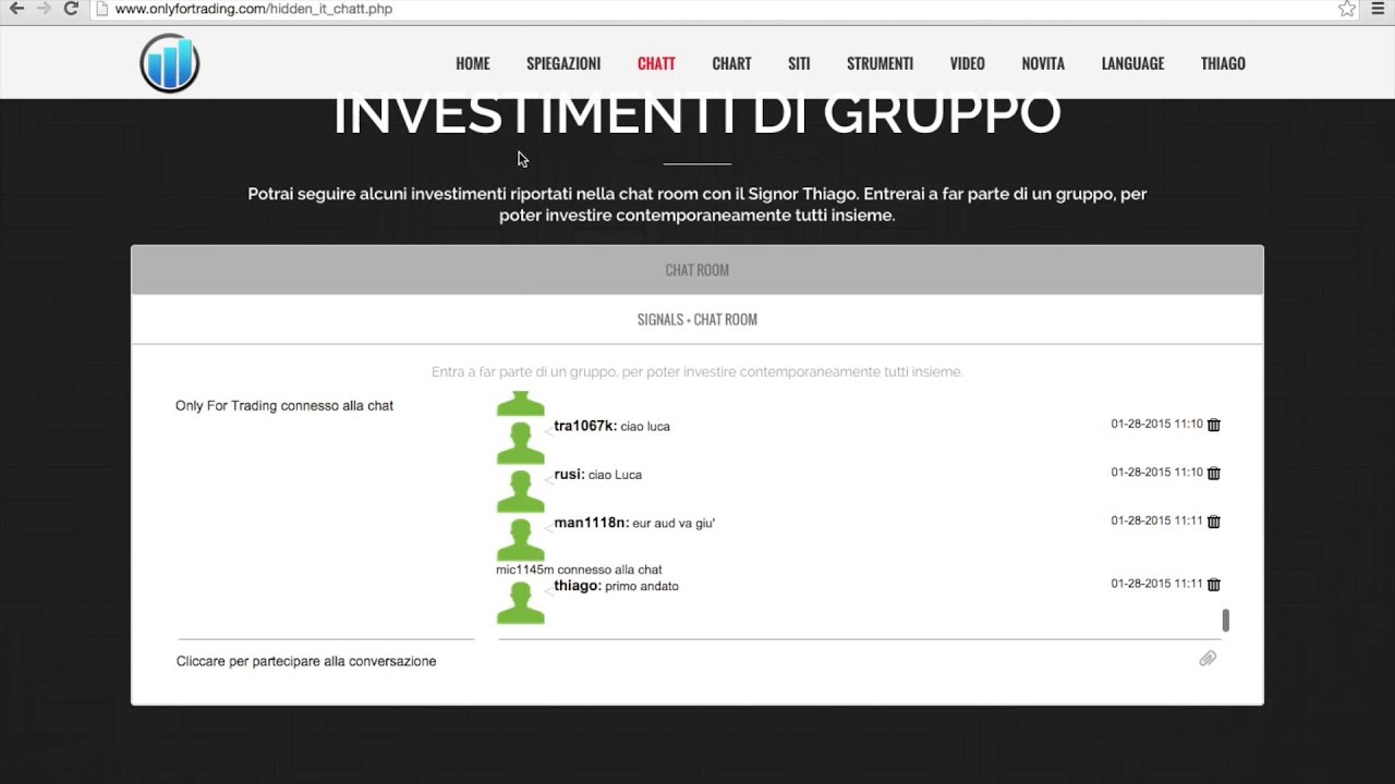 operazioni binarie per guadagnare cliccando quicken