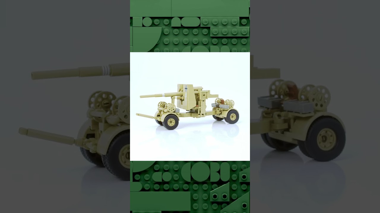 Desert Power! ☀️ Sd.Kfz. 8 Towing & 8.8 cm Flak 36 | COBI-3143