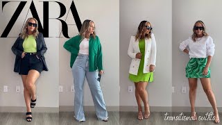 ZARA TRANSITIONAL OUTFITS | TRANSITION your SUMMER WARDROBE into FALL