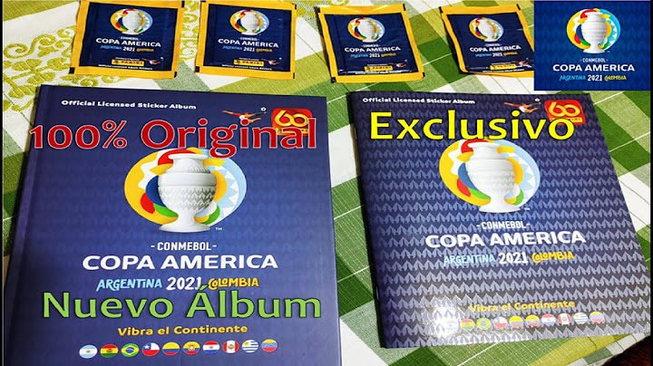 ÁLBUM COPA AMERICA 2021 - TAPA DURA VS TAPA BLANDA