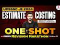 Estimate and Costing Civil Engineering | Estimate and Costing Marathon | UPSSSC JE Civil Shubham Sir