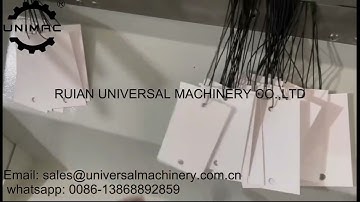 TL-LY8 high speed tag stringing machine with elastic string