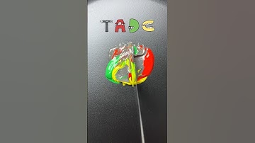Guess the mixed color of TADC #satisfying #colormixing #sharkzhan