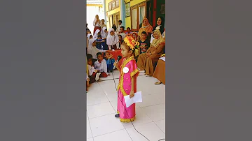 puisi singkat dari Vanya buat Guru dengan judul " GULU KU" ...biar Cadel yg penting berani😀😀