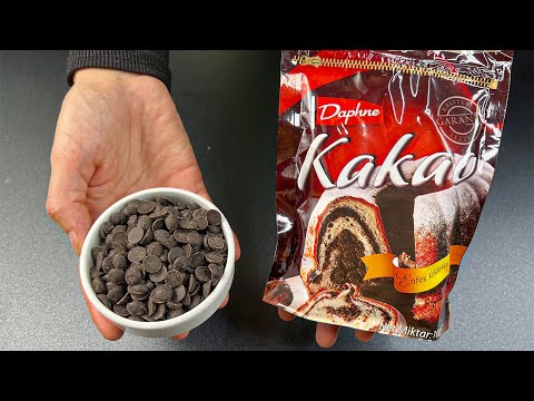 Беру какао и чуток шоколада! Готовлю воздушную выпечку за 8 минут! Живая выпечка для любого застолья