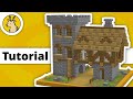 【DEER :P】Minecraft: How to Build a House Tutorial | Half timber #3