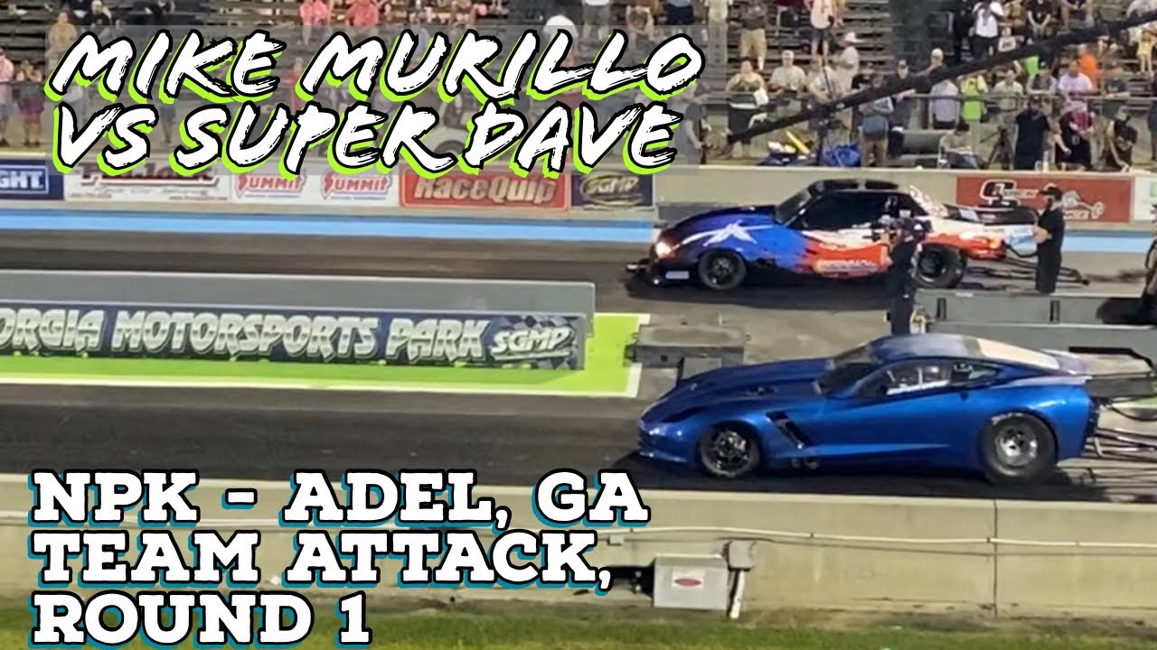 Street Outlaws 2021 No Prep Kings Adel, GA Team Attack Rd. 1, Mike Murillo vs Super Dave