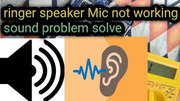 samsung a03 sound problem ringer speaker Mic not working solution