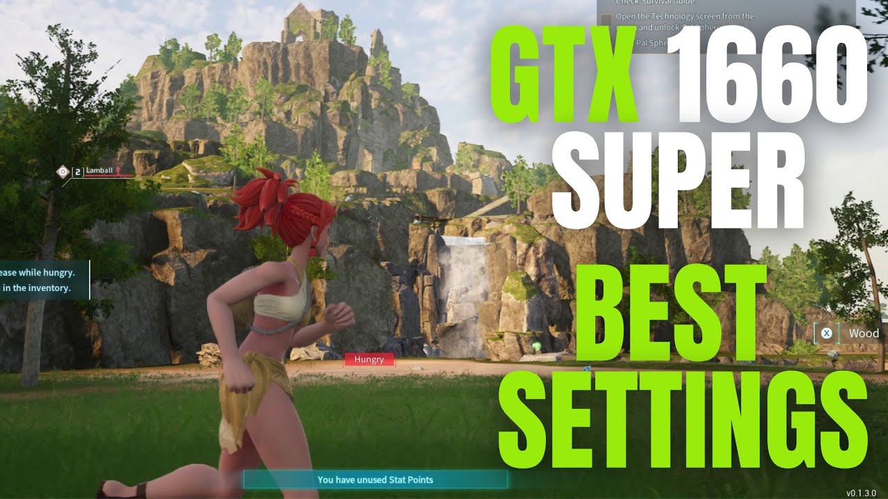 Palworld GTX 1660 Super Gameplay, Best Graphics Settings