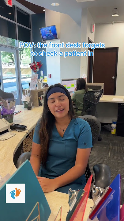 The front forgets to check a patient in...
